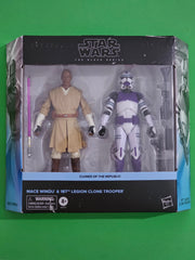 Star Wars The Black Series Mace Windu & 187 Legion Clone Trooper