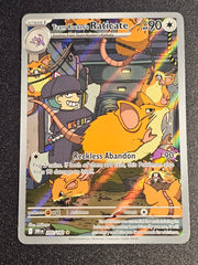Pokemon TCG - Team Rocket's Raticate 202/182 Destined Rivals