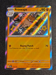 Pokemon TCG - Mankey 169 Evolution Line Paldean Fates