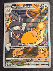Pokemon TCG - Team Rocket's Raticate 202/182 Destined Rivals