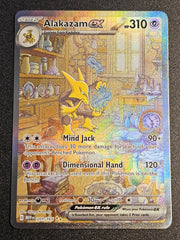 Pokemon TCG - Alakazam EX 201/165 151 Alternate Art