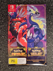 Nintendo Switch Pokemon Scarlet & Violet Dual Pack Steelbook Edition