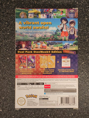 Nintendo Switch Pokemon Scarlet & Violet Dual Pack Steelbook Edition