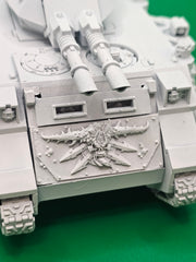Warhammer 40k Chaos Predator with Forgeworld front