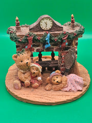 Teddy Bear Vintage Candle Holder