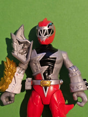 Power Rangers Dino Fury Battle Attackers Red Ranger Action Figure