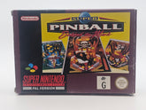 Super Nintendo - Super Pinball Behind the Mask PAL Boxed