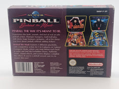 Super Nintendo - Super Pinball Behind the Mask PAL Boxed