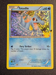 Pokemon TCG - Totodile 18/25 HOLO Mcdonalds