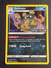 Pokemon TCG - Garbodor SWSH025 Rebel Clash Pre Release Promo