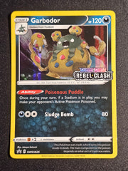 Pokemon TCG - Garbodor SWSH025 Rebel Clash Pre Release Promo