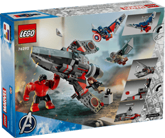LEGO Marvel Captain Ameriva vs. Red Hulk Battle