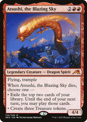 MTG - Atsushi, the Blazing Sky (Kamigawa Neon Dynasty)