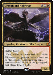 MTG - Dragonlord Kolaghan (Dragons of Tarkir)