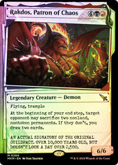 MTG - Rakdos. Patron of Chaos (Murders at Karlov Manor) FOIL