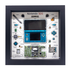 Frameworks - Nintendo - 3DS (Aqua Blue) - Deconstructed Premium Display