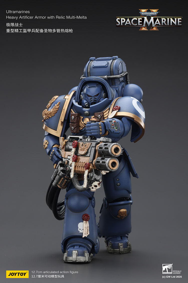Joytoy Warhammer - Ultramarines Heavy Artificer Armor with Relic Multi-Melta