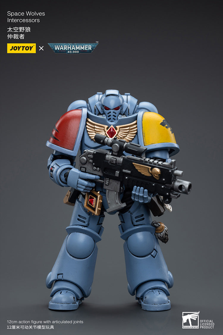 Joytoy Warhammer 40k Space Wolves Intercessors with Bolt Rifle