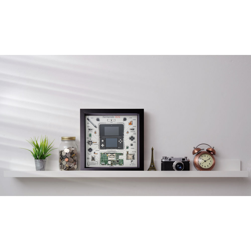 Frameworks - Nintendo - 3DS (Cosmo Black) - Deconstructed Premium Display (Copy)