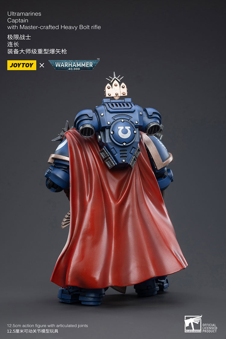 Warhammer Joytoy Ultramarines Captain With Master-crafted Heavy Bolt rifle
