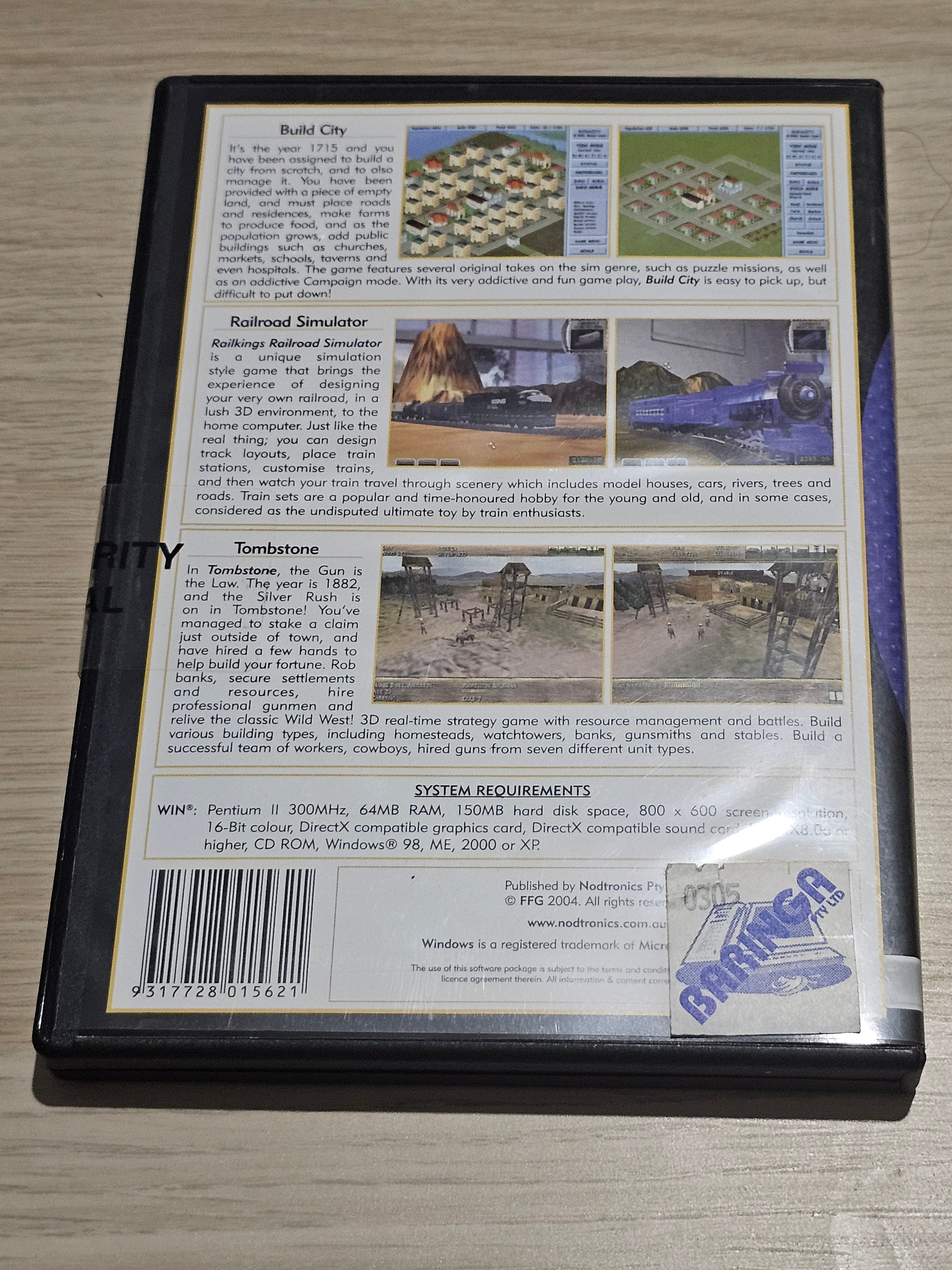 Nodtronics Simulation Trilogy - Railroad Simulator - Build City - Tombstone