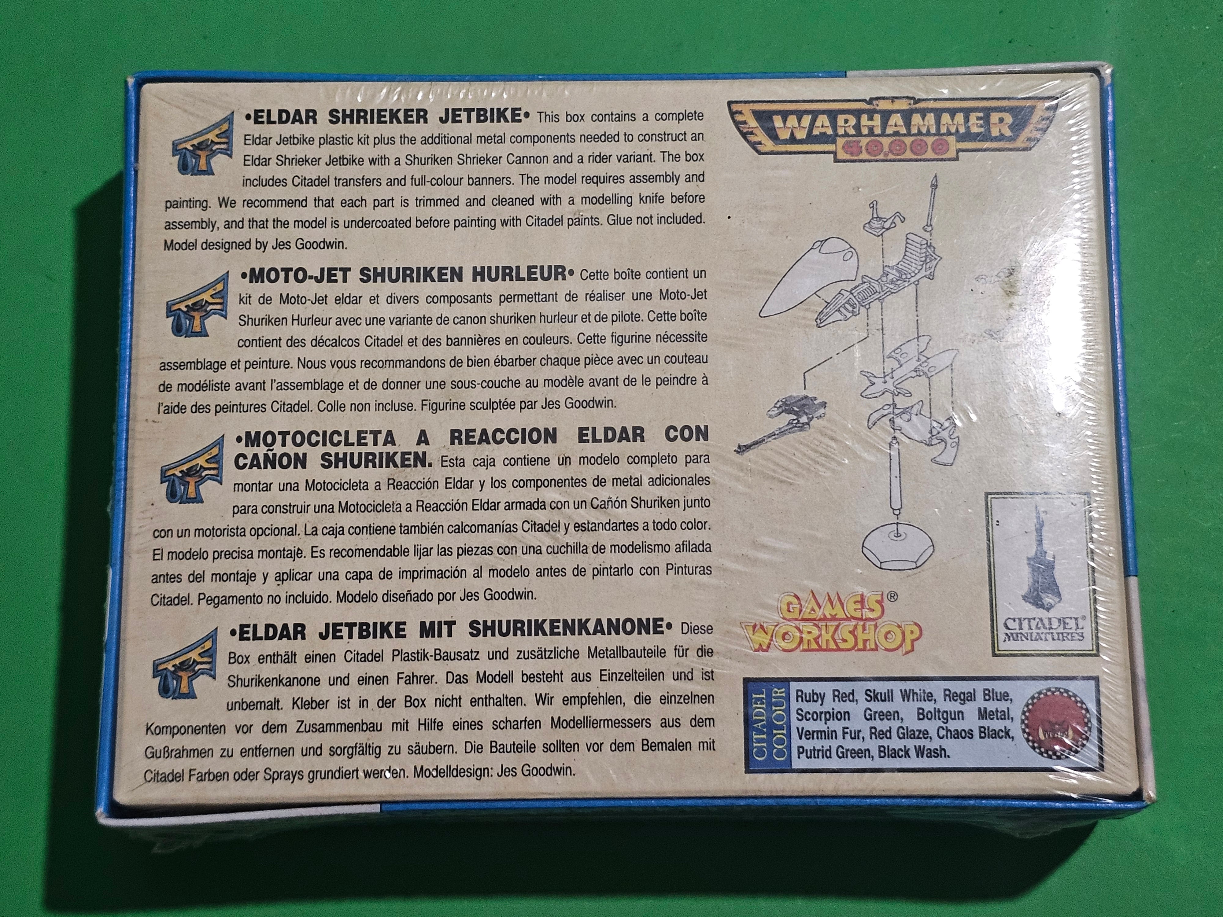 Warhammer 40k - Eldar Vintage Shrieker Jetbike Sealed