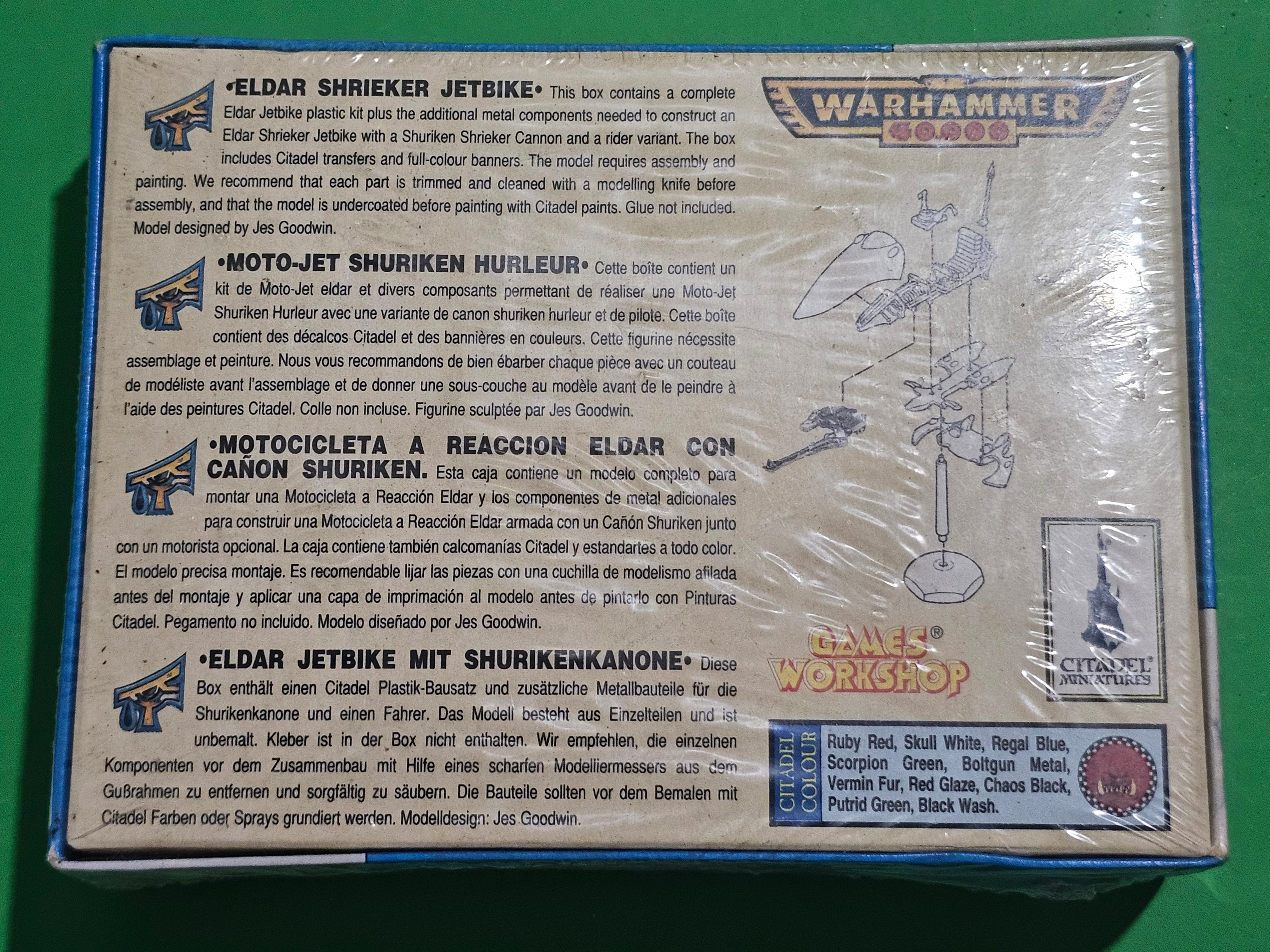 Warhammer 40k - Eldar Vintage Shrieker Jetbike Sealed