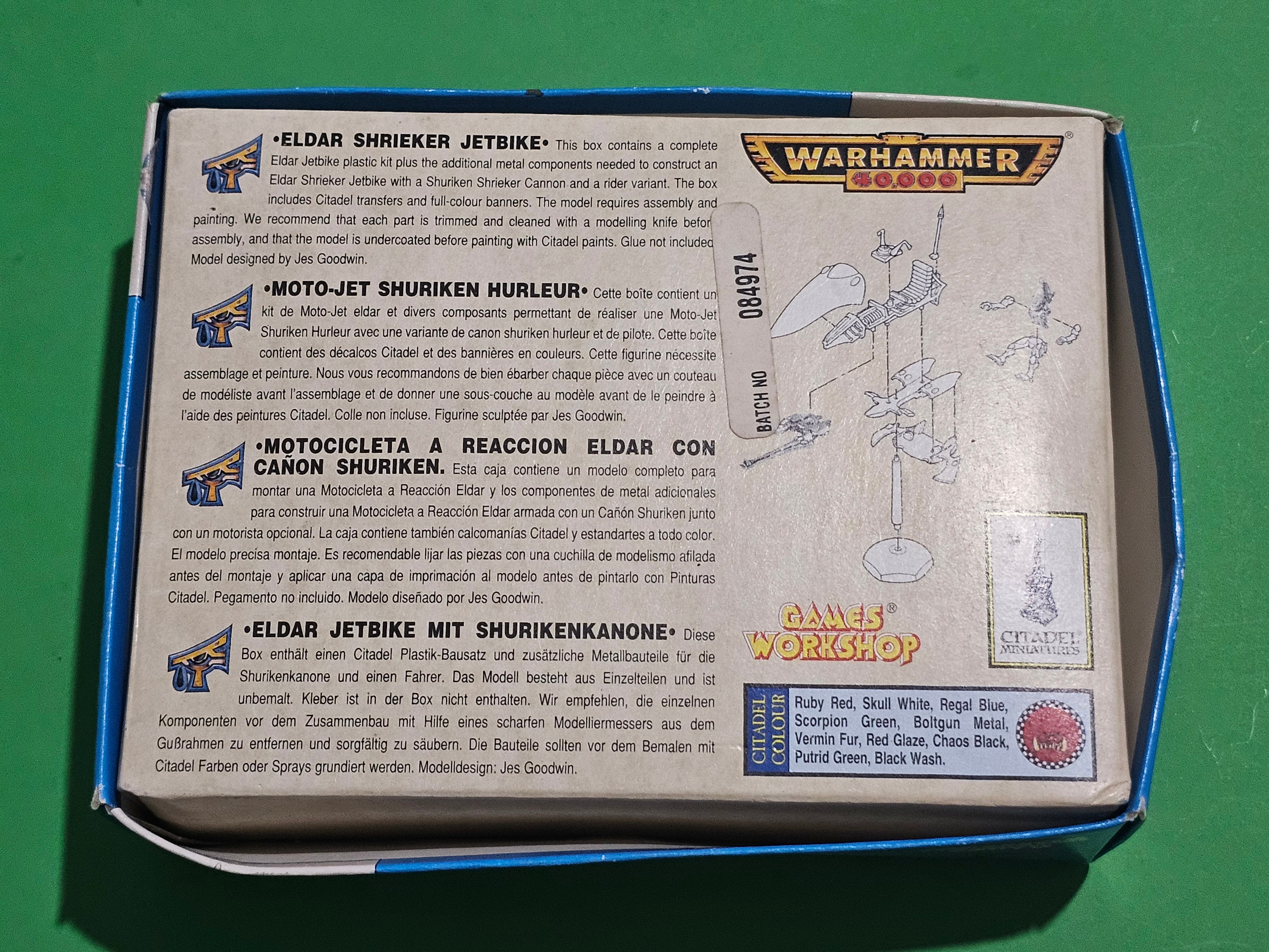 Warhammer 40k - Eldar Vintage Jetbike