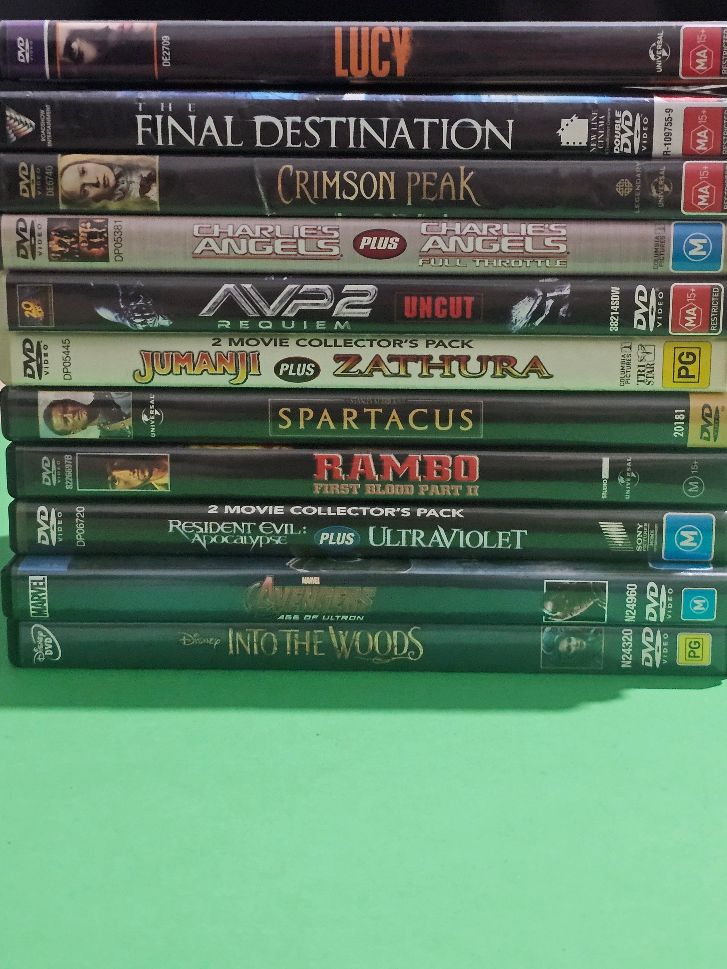 Action DVD Movie Collection
