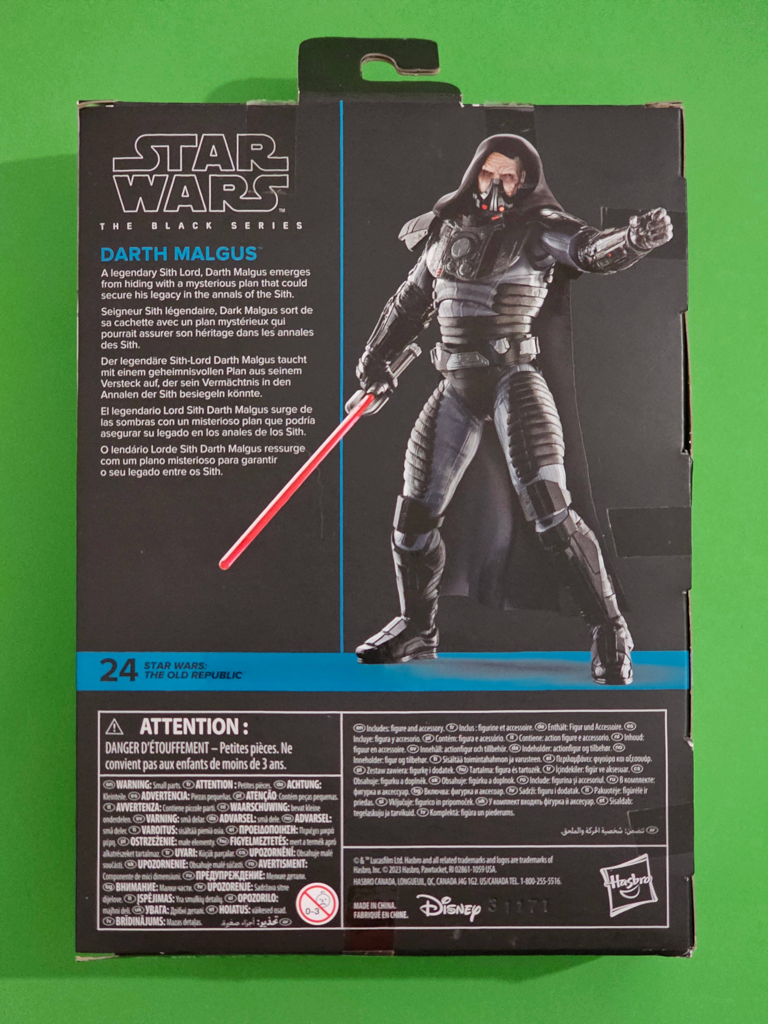 Star Wars The Black Series Darth Malgus The Old Republic