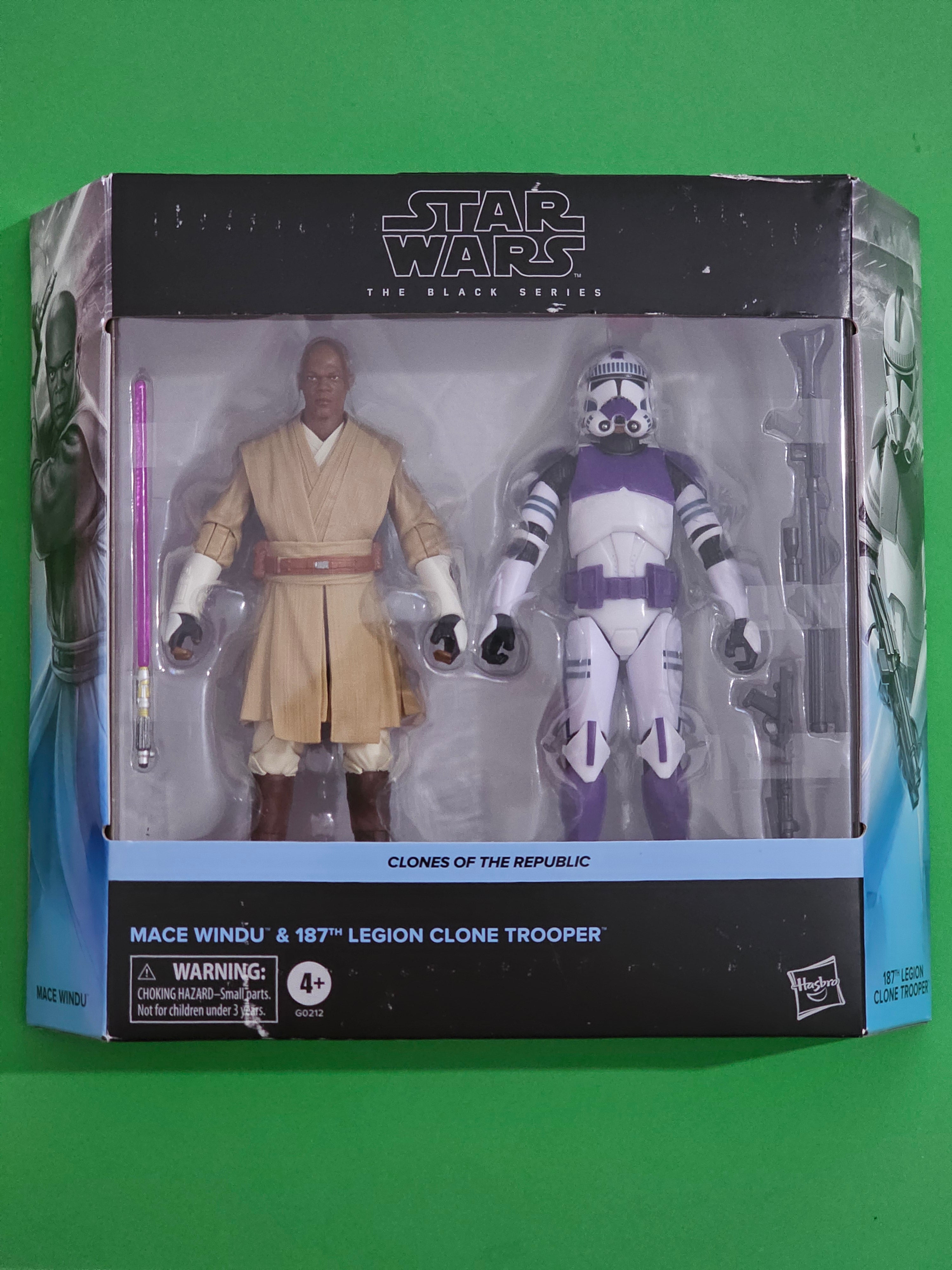 Star Wars The Black Series Mace Windu & 187 Legion Clone Trooper