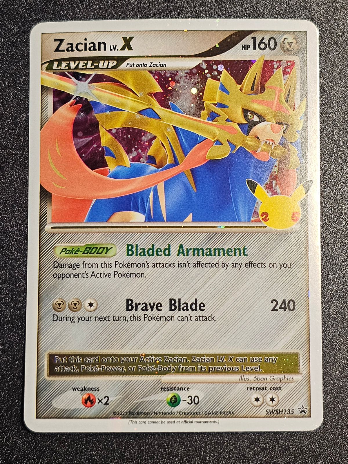 Pokemon TCG - Zacian LV X SWSH135