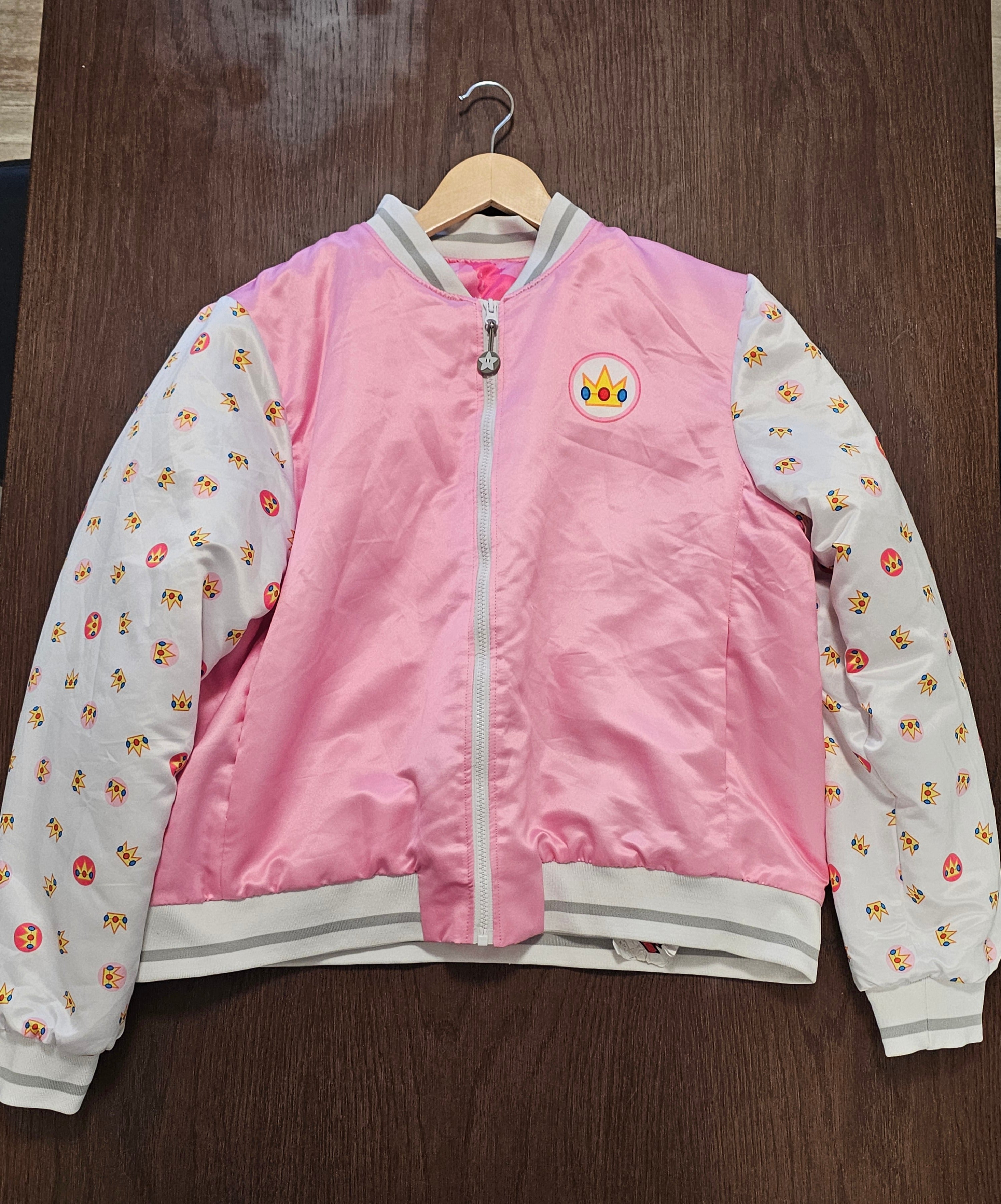 Black Milk Princess Peach Super Mario Bomber Jacket XL