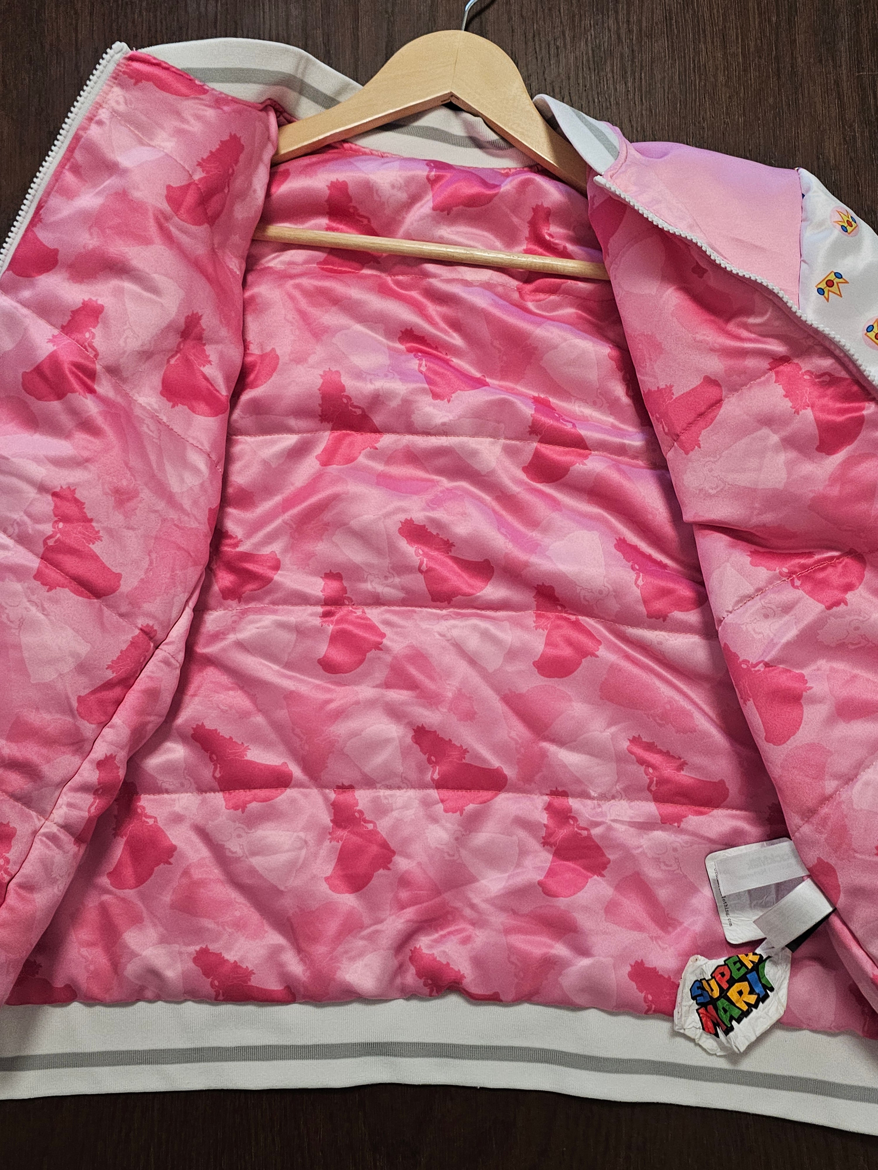 Black Milk Princess Peach Super Mario Bomber Jacket XL