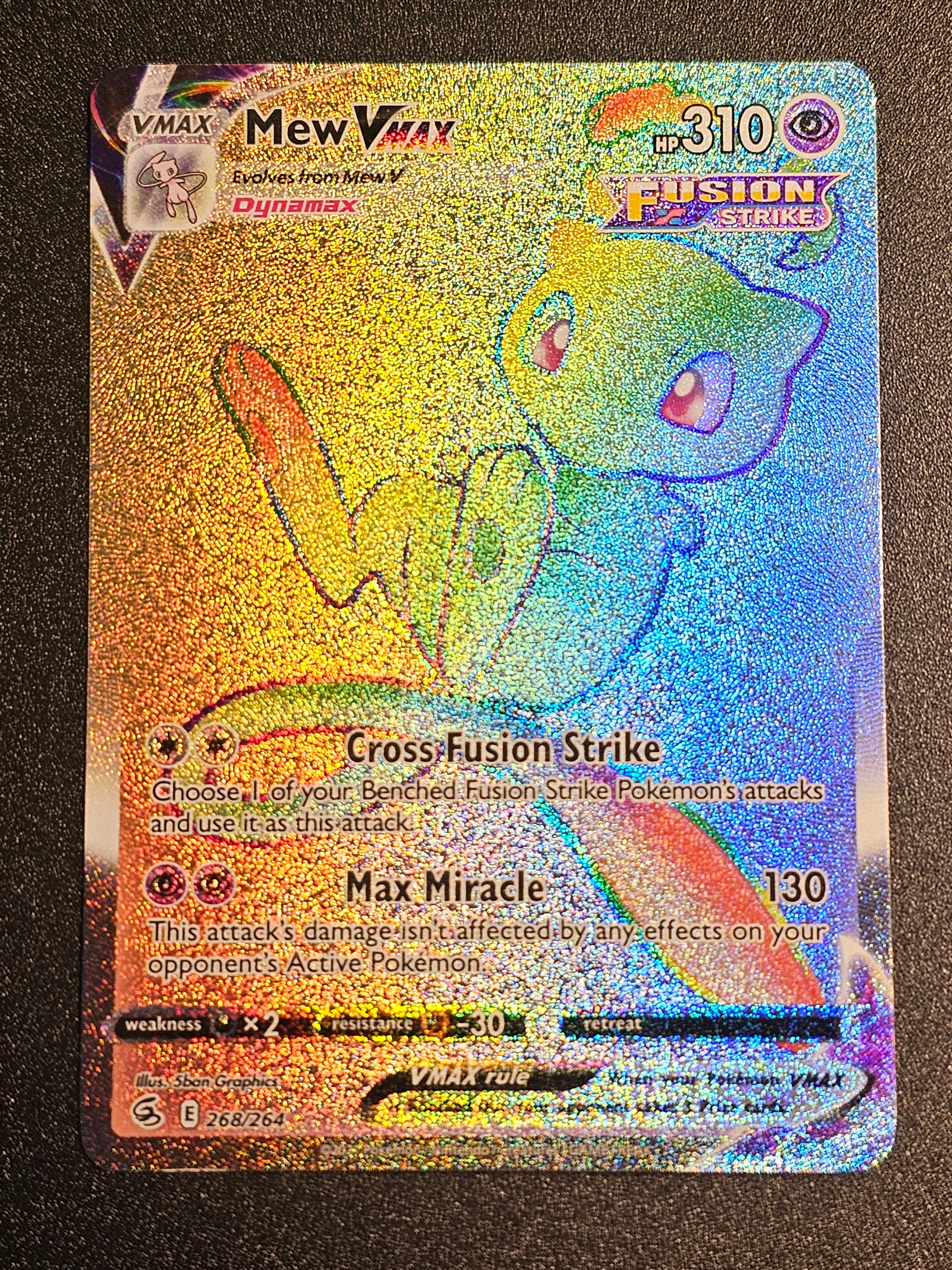 Pokemon TCG - Mew VMAX 268/264 Fusion Strike