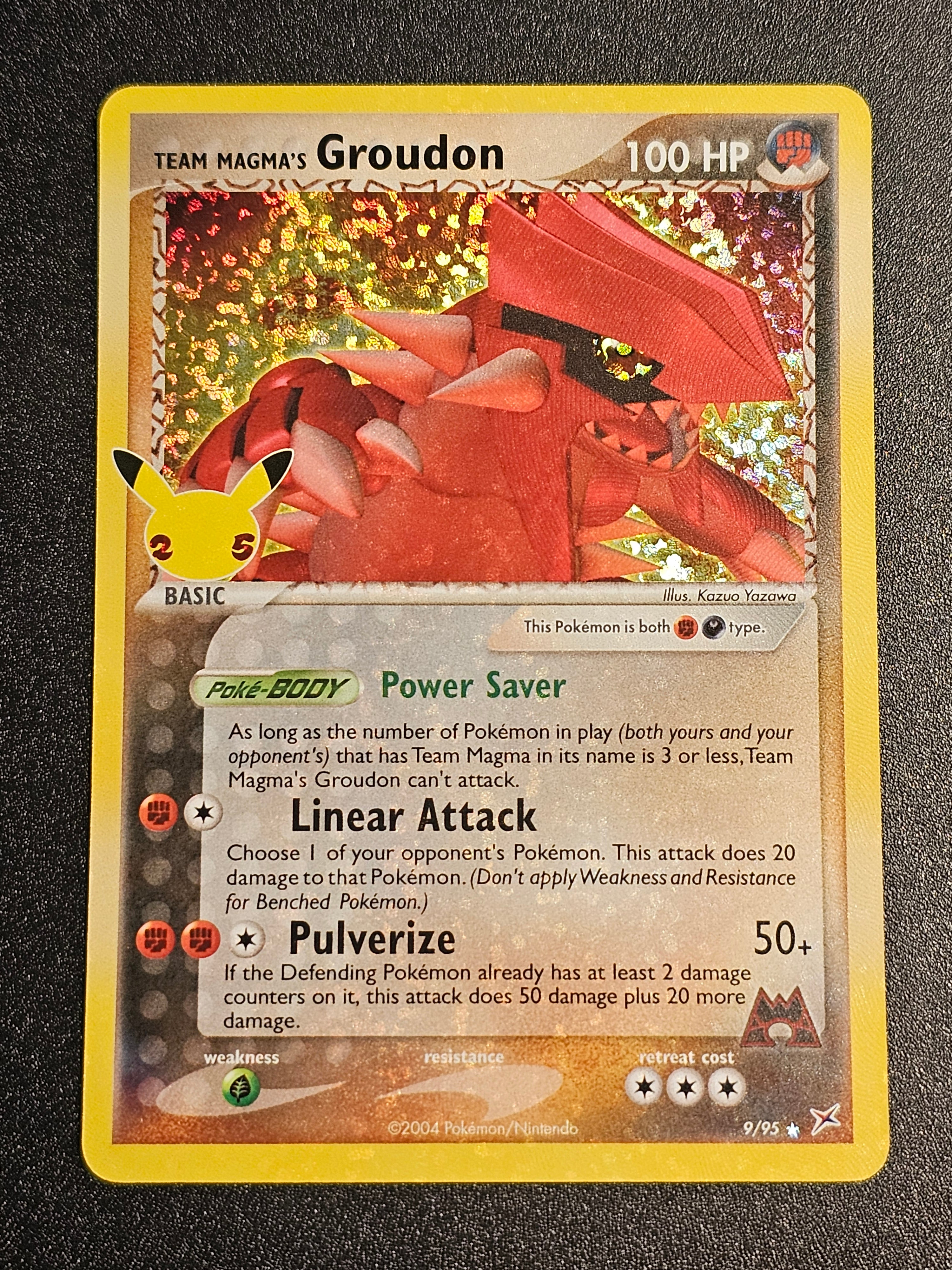 Pokemon TCG - Team Magma's Groudon 9/25