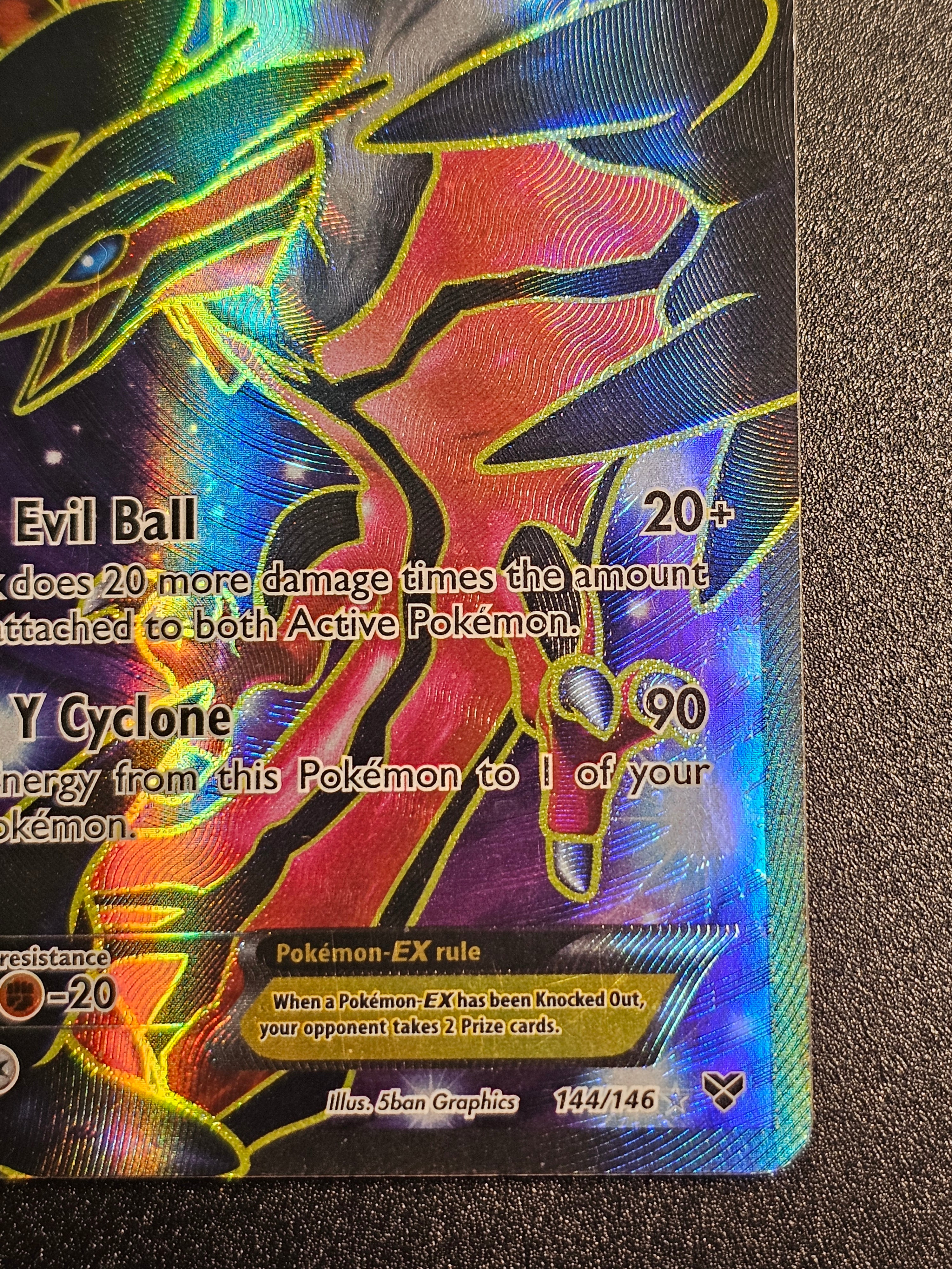 Pokemon TCG - Yveltal EX 144/146 XY Base Set