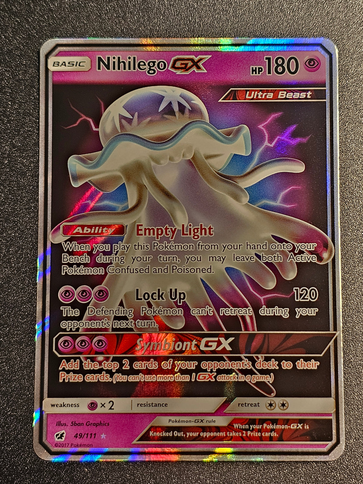 Pokemon TCG - Nihilego GX 49/111 Crimson Invasion