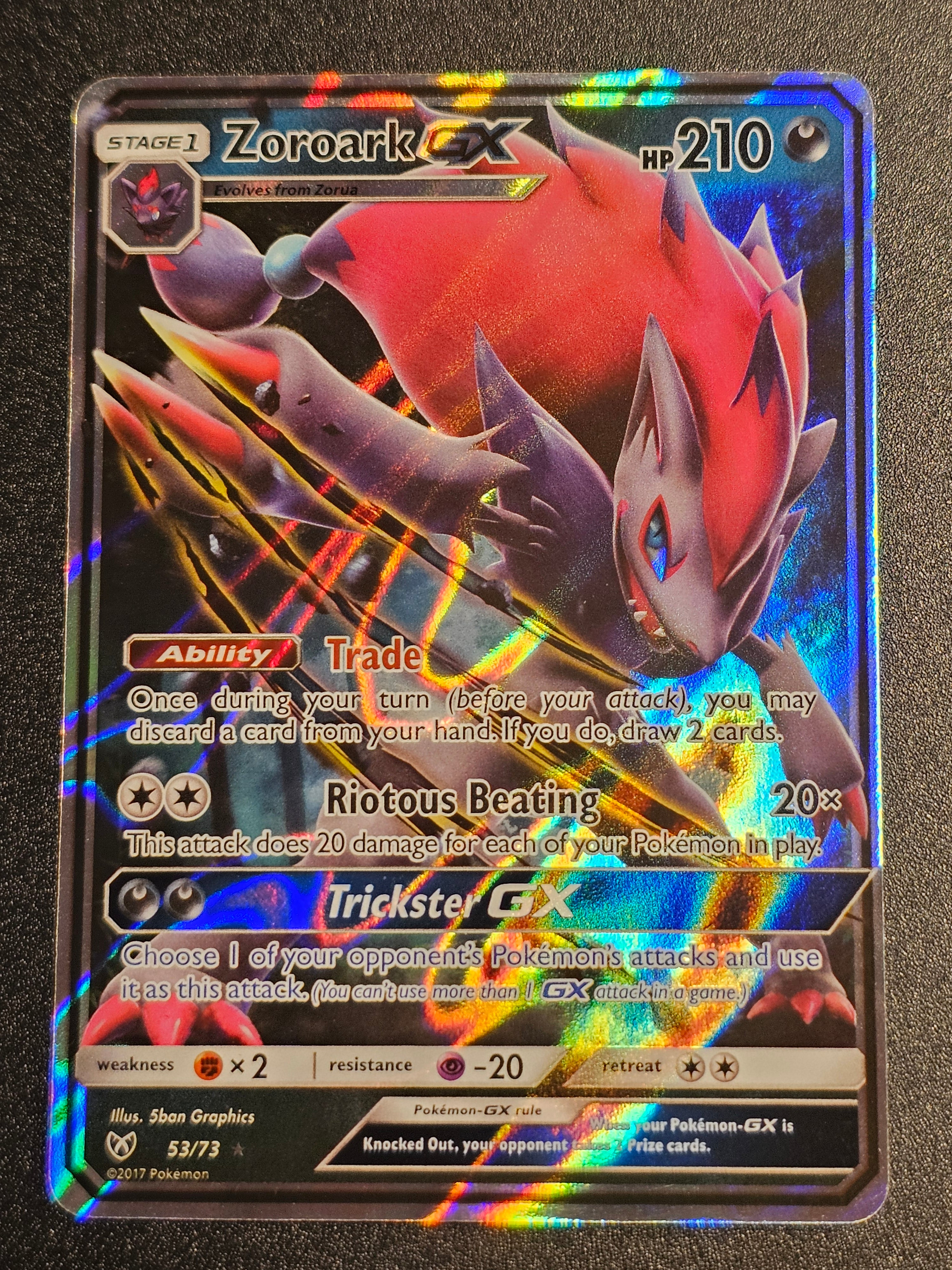 Pokemon TCG - Zoroark GX 53/73 Shining Legends