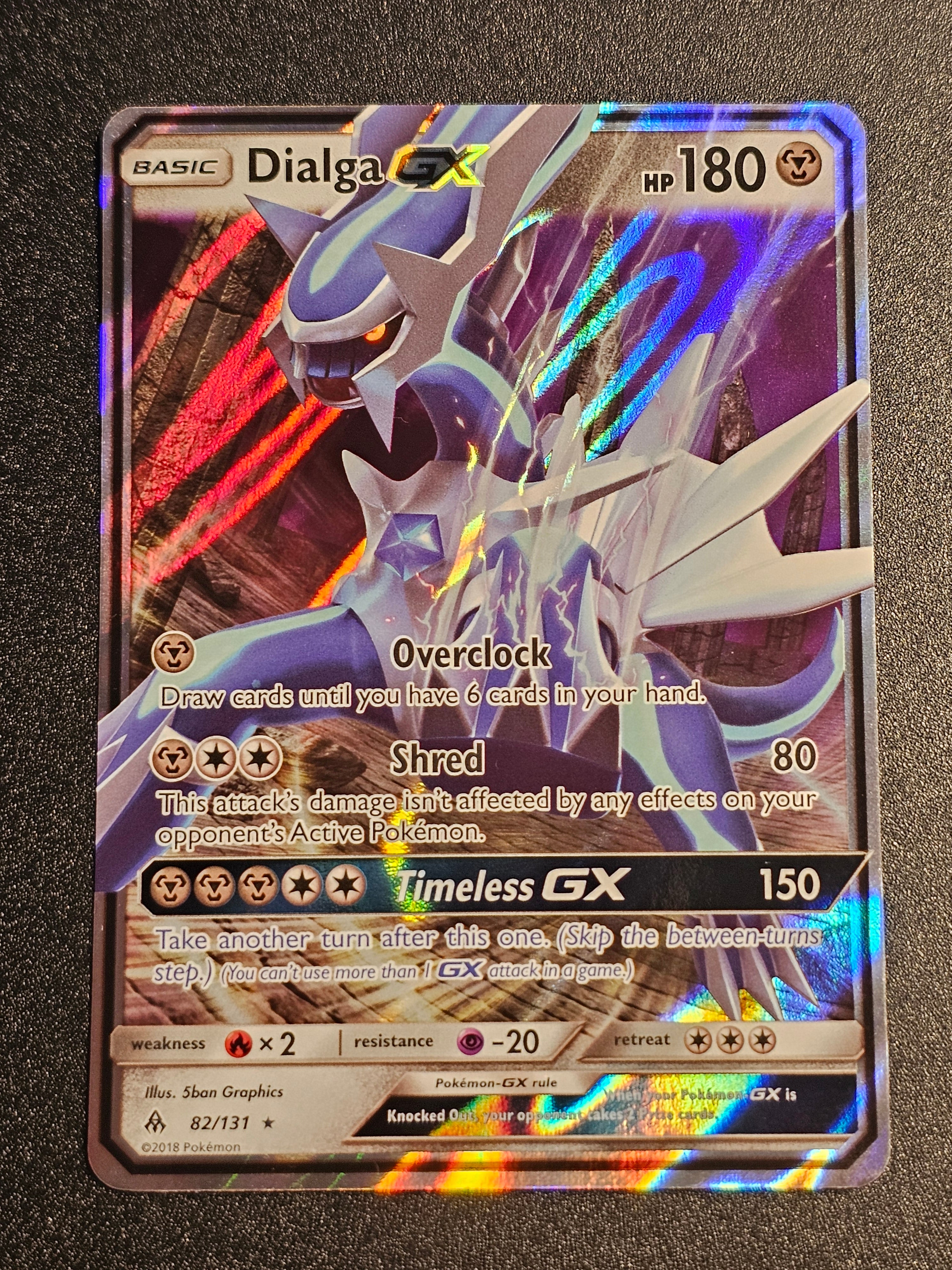 Pokemon TCG - Dialga GX 82/131 Forbidden Light