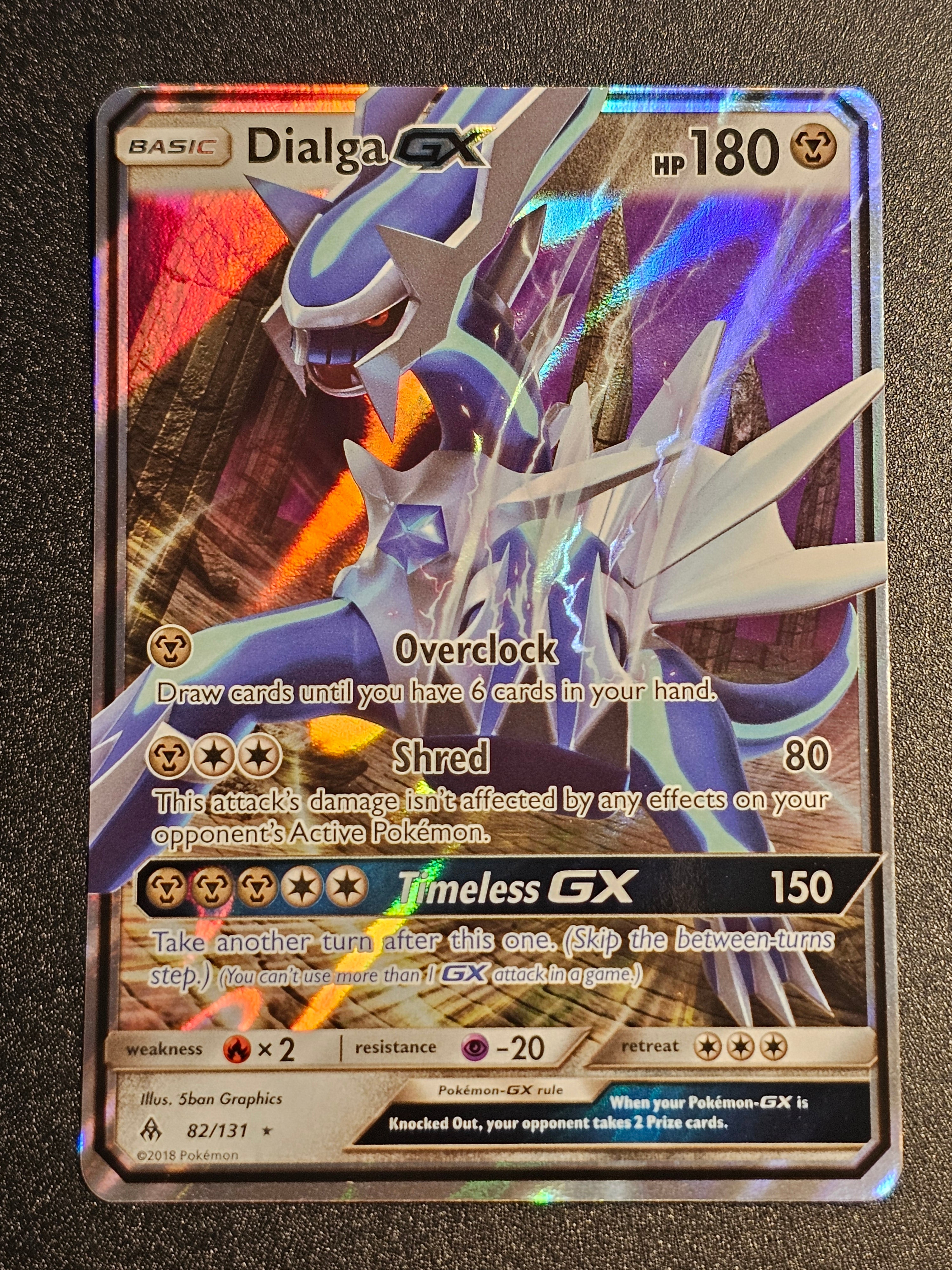 Pokemon TCG - Dialga GX 82/131 Forbidden Light