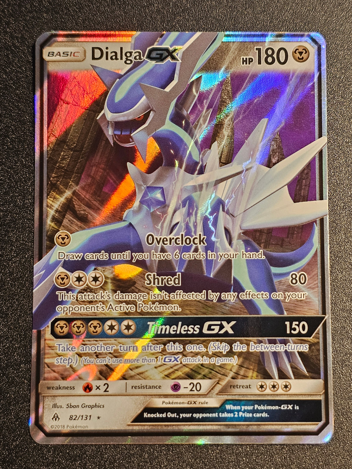Pokemon TCG - Dialga GX 82/131 Forbidden Light