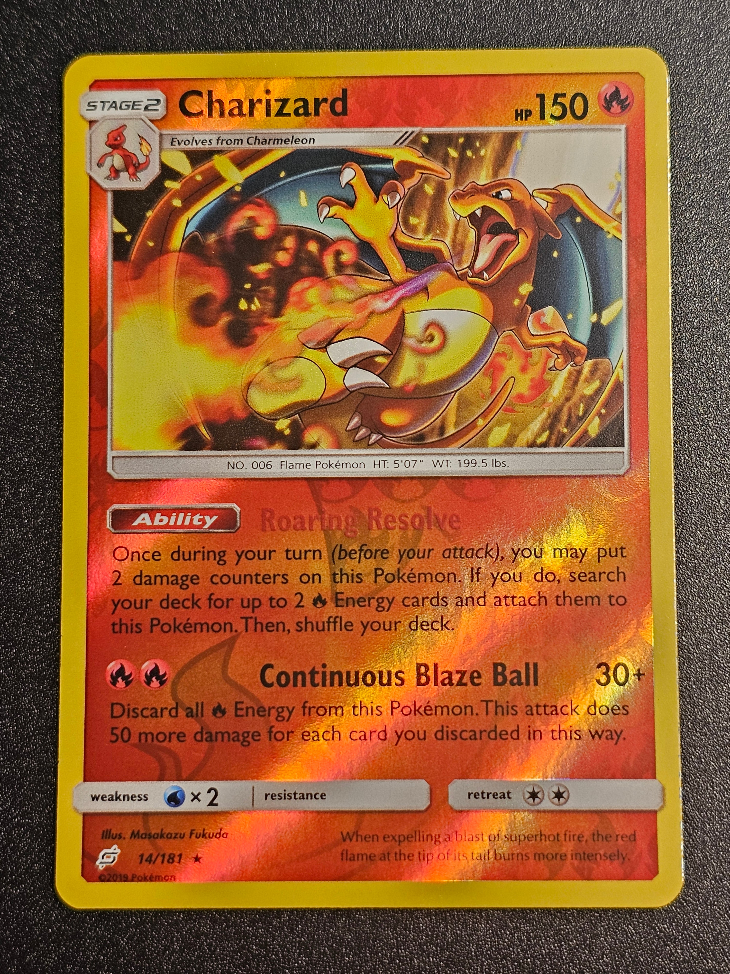 Pokemon TCG - Charizard 14/181 Team Up