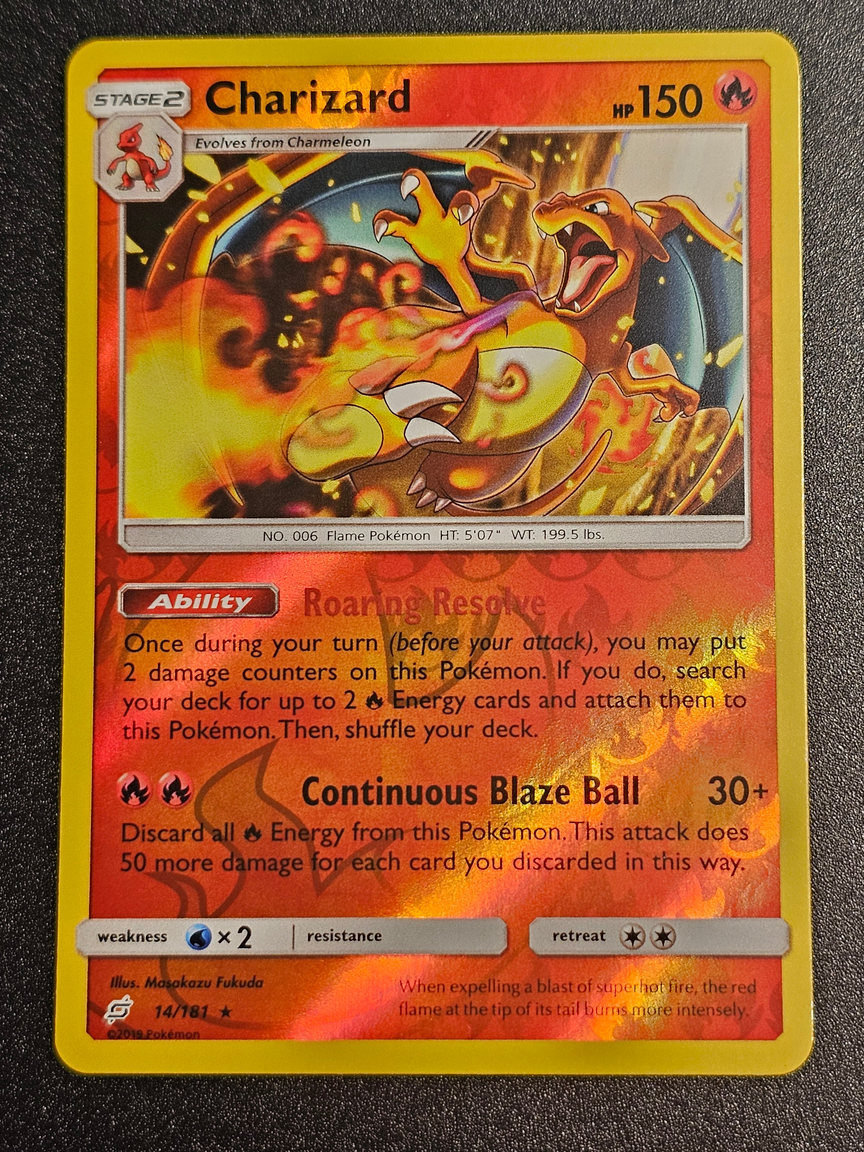Pokemon TCG - Charizard 14/181 Team Up