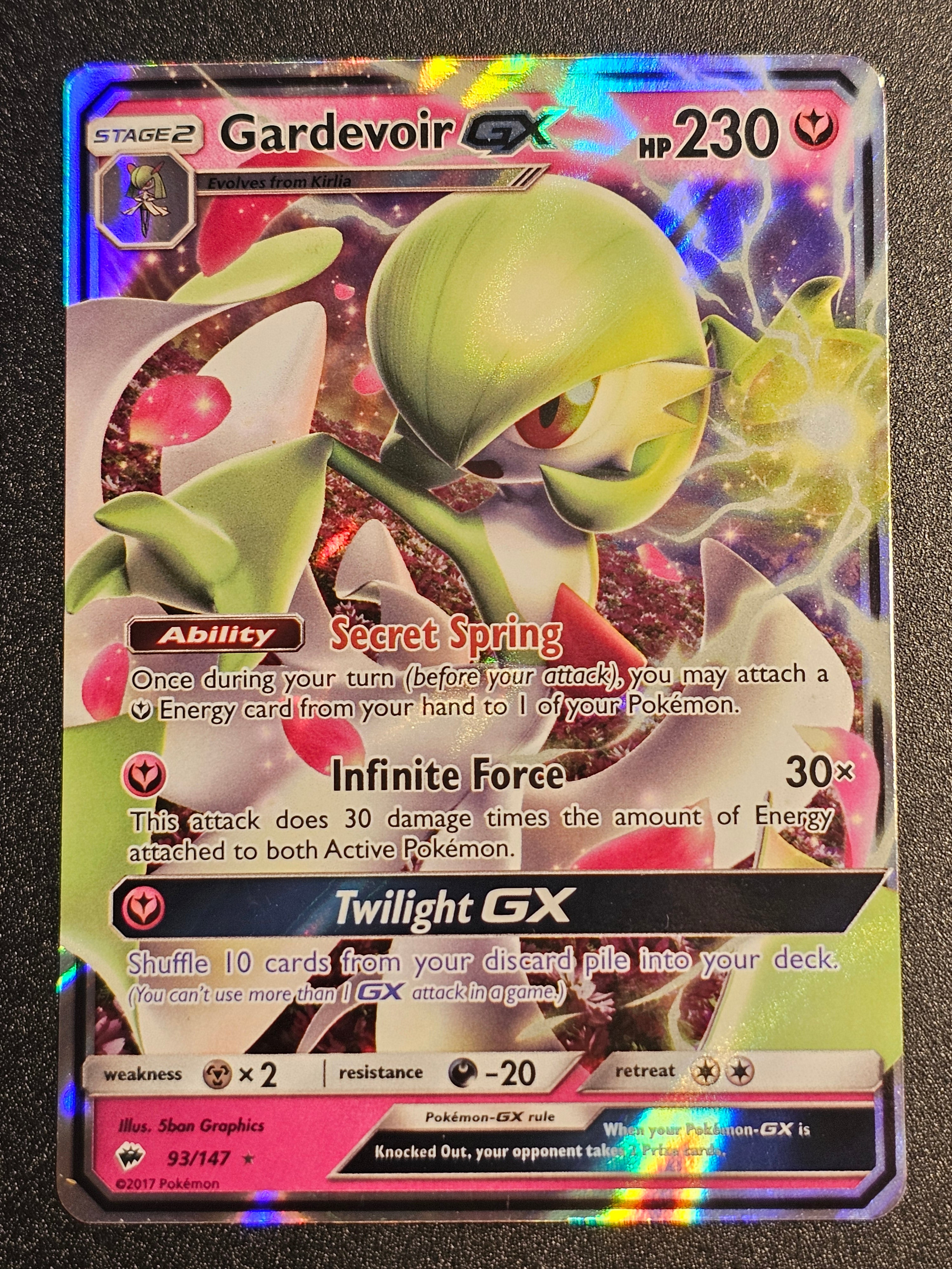 Pokemon TCG - Gardevoir GX 93/147 Burning Shadows