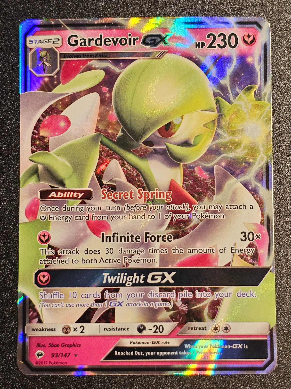 Pokemon TCG - Gardevoir GX 93/147 Burning Shadows