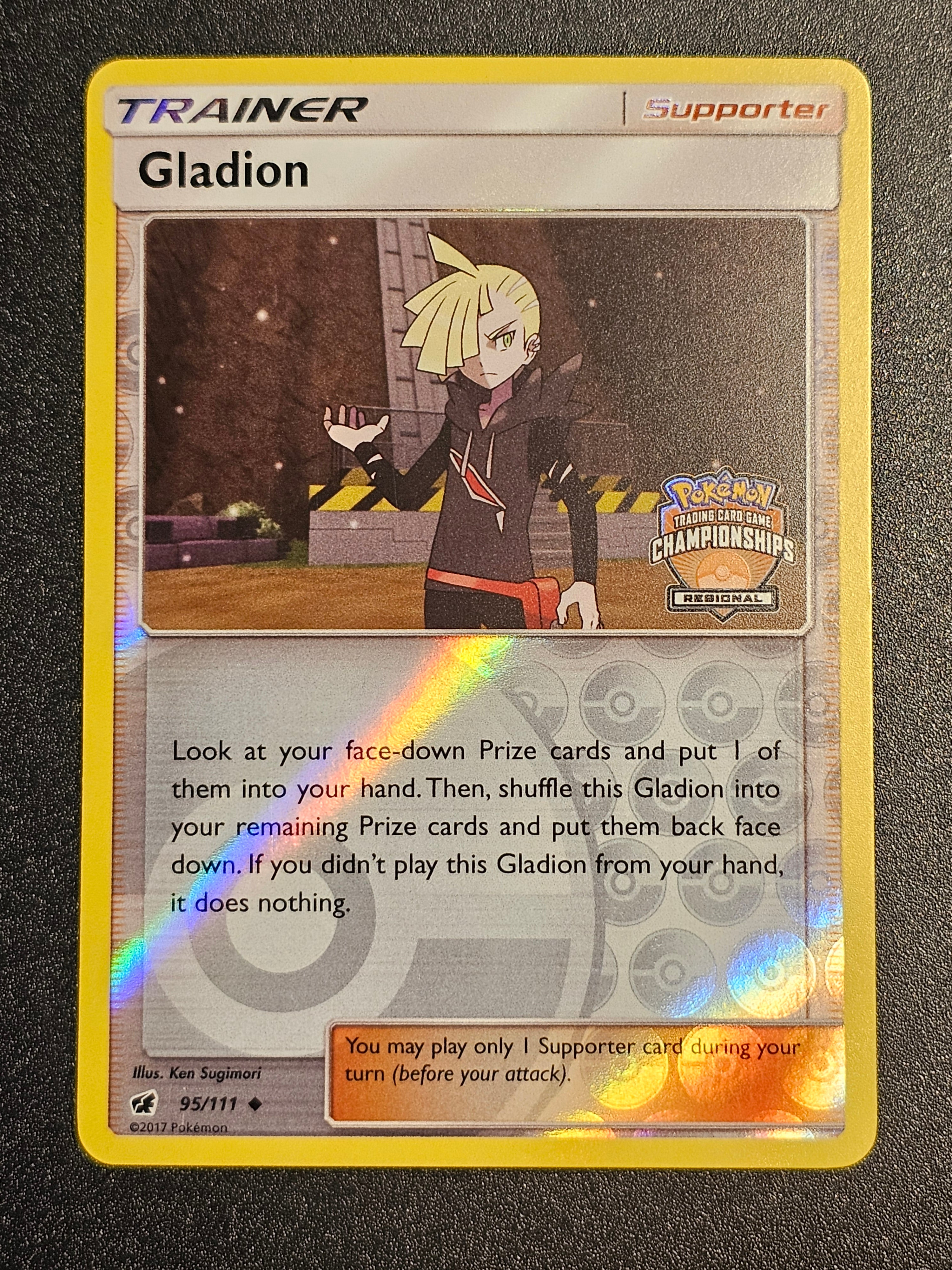 Pokemon TCG - Gladio 95/111 Regional Championship Promo