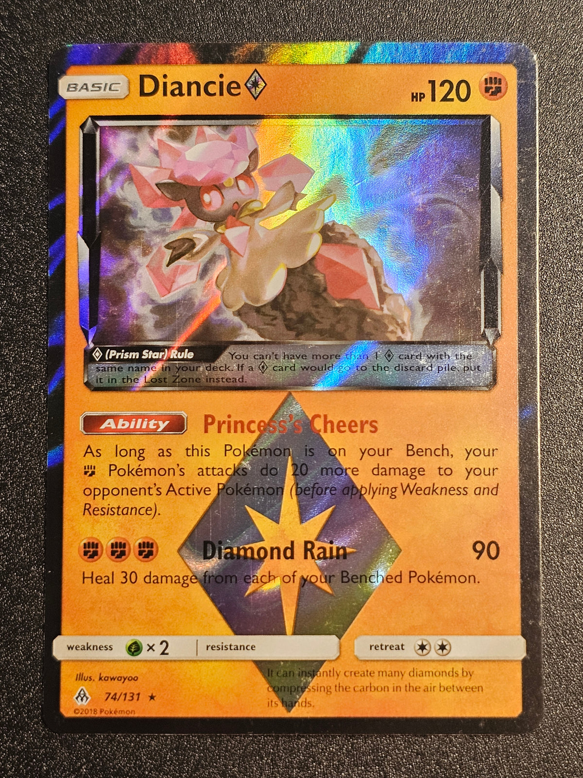 Pokemon TCG - Diancie 74/131 Prism Forbidden Light