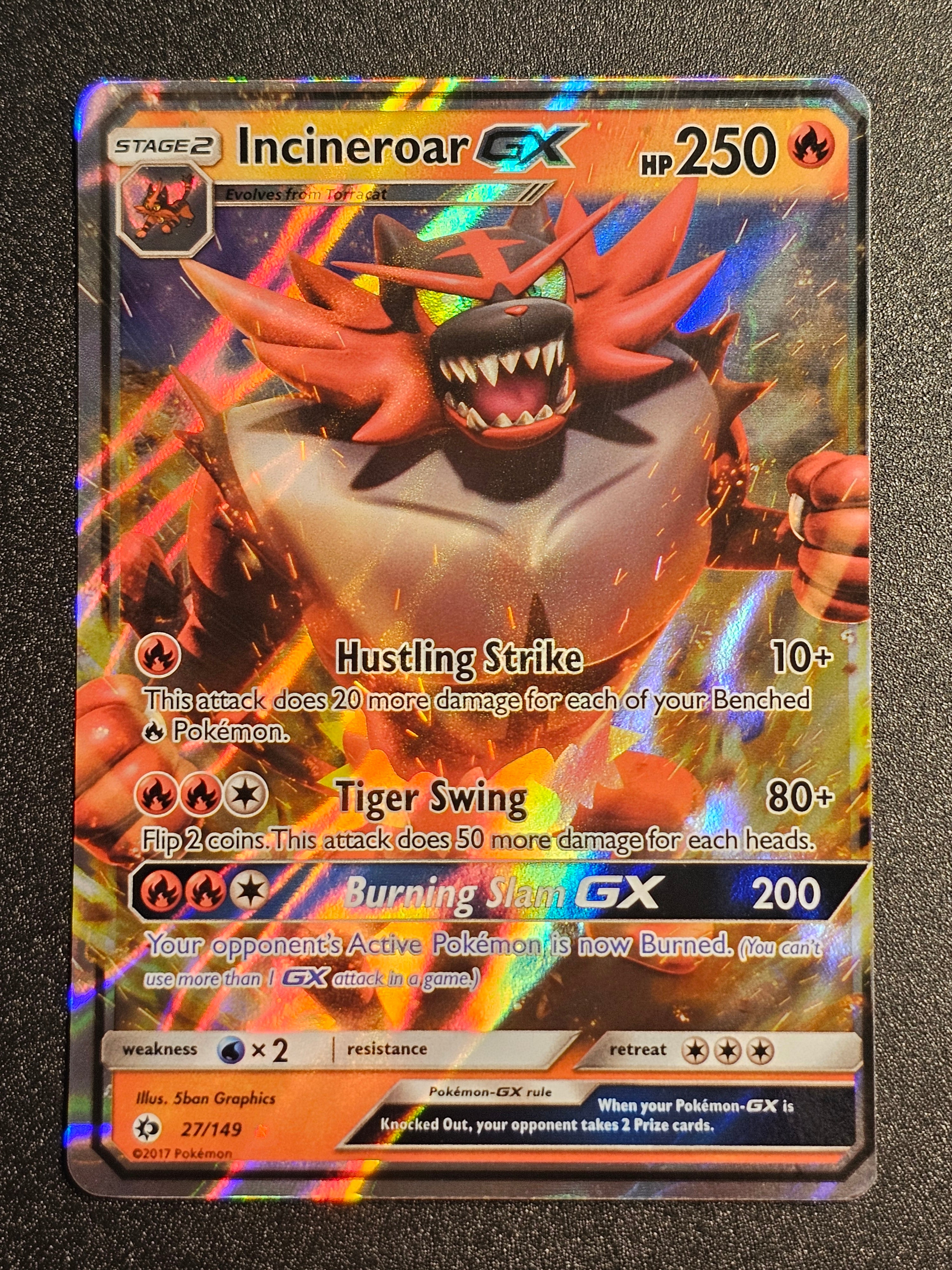 Pokemon TCG - Incineroar GX 27/149