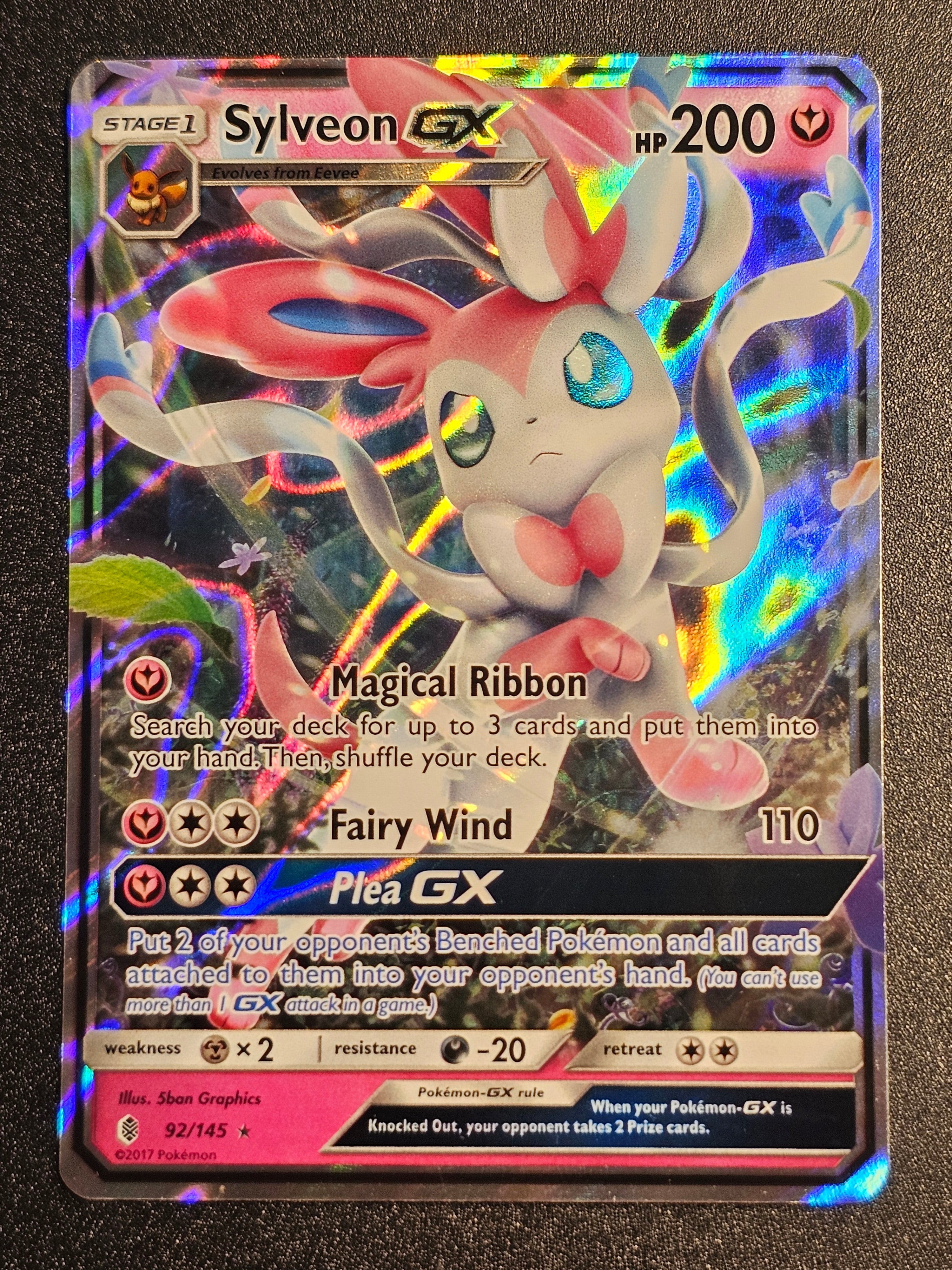 Pokemon TCG - Sylveon GX 92/145 Guardians Rising